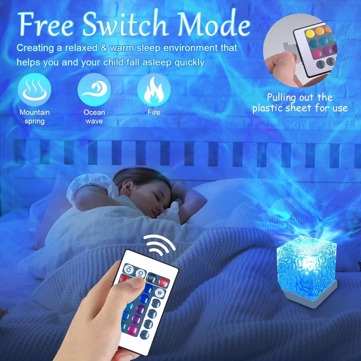 AuroraWave™ Ocean Projector Night Light